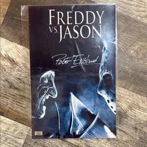 Freddy vs. Jason Signed Poster 17x11
